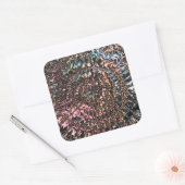 Gemstone Spiral Vierkante Sticker (Envelop)