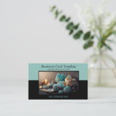 Gemstones Guérir Crystal Reiki Carte de visite (Debout devant)