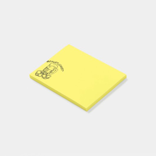 "Gemuetlichkeit" Post-it® Notes (Schuin)
