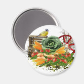 Gemüse und Eier Magneet (Voorkant / Achterkant)