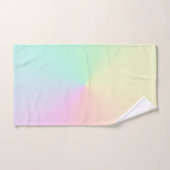 GeMuteerde gradiënt Ombre regenboogpasta esthetisc Bad Handdoek (Handdoek)