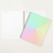GeMuteerde gradiënt Ombre regenboogpasta esthetisc Planner (Display)