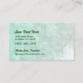 Gemuteerde Greenery met de Gepersonaliseerde Code  Visitekaartje (Voorkant)