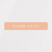 Gemuteerde labels voor pastelnamen (Design 1)