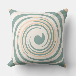 Gemuteerde Modern Swirl Sierkussen