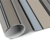 Gemuteerde moderne stripes cadeaupapier (Rol Hoek)