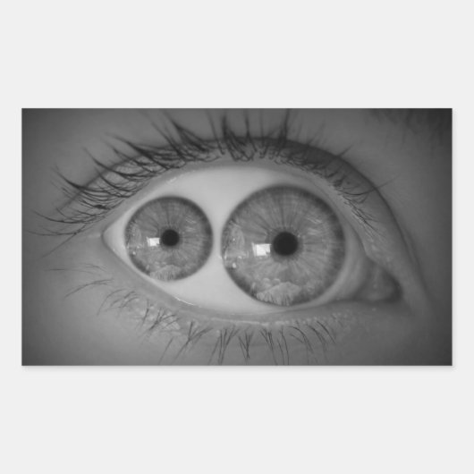 Gemuteerde Stickers in het oog (Voorkant)