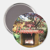 Gemütlicher Abend am Kamin Magneet (Voorkant / Achterkant)