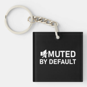 Gemutst door standaard minimalistisch T-shirt - Au Sleutelhanger
