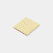 Gemutte geel geruite rooster minimalistische Kanto Post-it® Notes (Schuin)