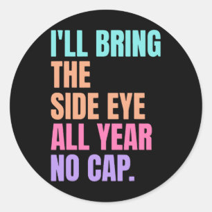 Gen Alpha-slang Gen Z terug naar school 2025 lerar Ronde Sticker