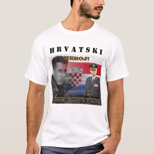 GEN. ANTE GOTOVINA T-SHIRT (Voorkant)