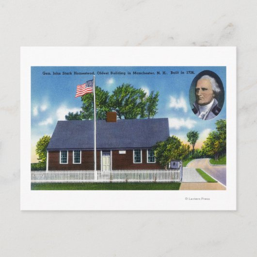 Gen. John Stark Homestead Briefkaart (Voorkant)
