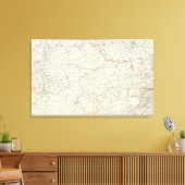 Gen. map XV Canvas Afdruk (Insitu (Woonkamer))