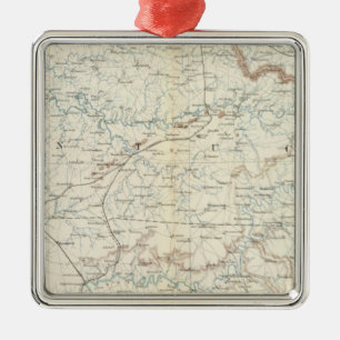 Gen. map XV Metalen Ornament