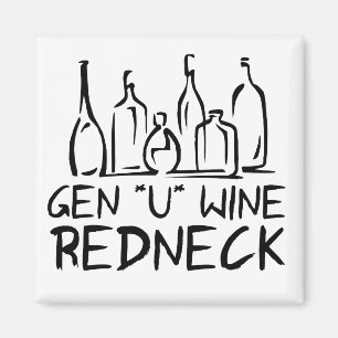 Gen U Wine Rednek Magneet