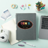 Gen X : Ce n'est pas nous, c'est vous Sticker (Couverture iPad)
