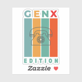 Gen X Edition  Telefoon Sticker