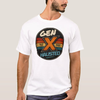 Gen X, Generatie X, Retro, Nostalgisch, T-shirt