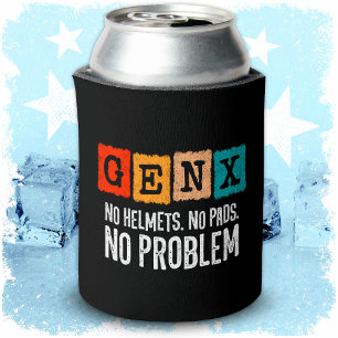 Gen X Generation X Geen probleem Gen Xer Funny Gen Blikjeskoeler