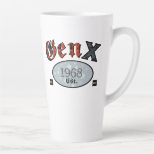 Gen X (Generation X jaar 1968) Latte Mok