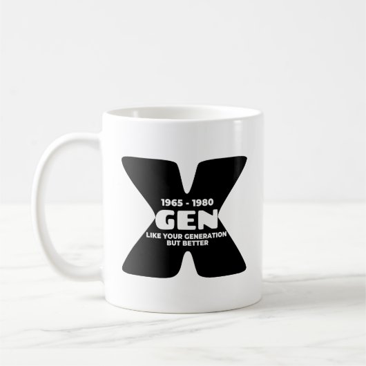 Gen X Mug (Gauche)