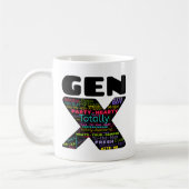 Gen X Phrases Mug (Gauche)