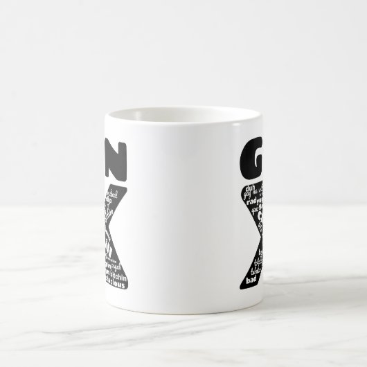 Gen X Phrases Mug (Centre)