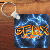 Gen X Pride Keychain (Voorkant)