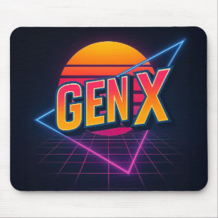 GEN X Retro 80s Mousepad Muismat