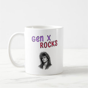 Gen X Rocks, aanpasbare foto Koffiemok
