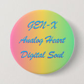 GEN-X RONDE BUTTON 7,6 CM (Voorkant)