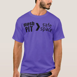 Gen X sarcasme Mosh Pit Generatie X 60S 70S 80S vr T-shirt