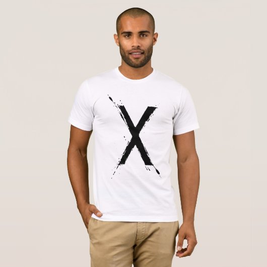 Gen X T-shirt ontwerp (Voorkant volledig)