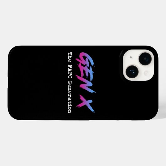 Gen X - The FAFO Generation Case-Mate iPhone Case (Achterkant (horizontaal))