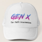 Gen X - The FAFO Generation Trucker Pet (Voorkant)