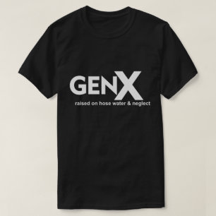 GEN X Verhoogd op Slang Water & Verwaarlozing T-shirt