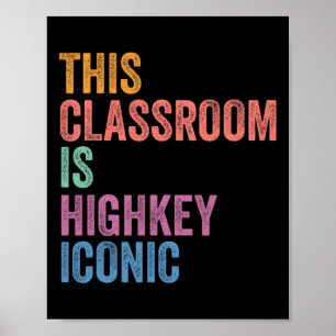 Gen Z Alpha gaat weer naar school Deze Clroom is h Poster