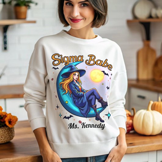 Gen Z Sigma Witch Funny Sigma Babe Halloween Gen Z Trui