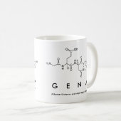 Gena peptide nom mug (Devant droit)