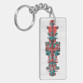 Gena Skyline Sleutelhanger (Voorkant Links)