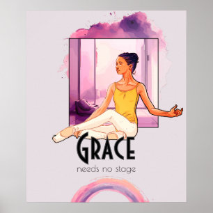 Genade heeft geen podium nodig – Elegante balletmu Poster