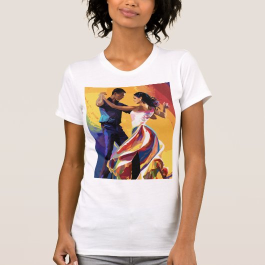 Genade in beweging: Flamenco Spirit T-shirt (Voorkant)