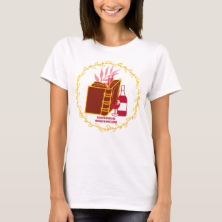 Genade in elke slok, Ontsnappen in elke pagina T-shirt