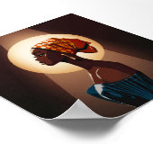 Genade in het licht: een portret van schoonheid en poster (Hoek)