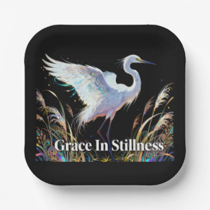 "Genade in stilte" Fantasie Reiger Papieren Bord