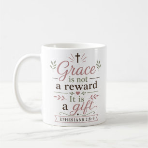 Genade is geen beloning Het is een geschenk Christ Koffiemok