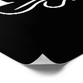 Genade over grind, geloof over angst - Inspirerend Poster (Hoek)