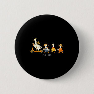 Genade psalm 23_6 gans christelijk geloof ronde button 5,7 cm