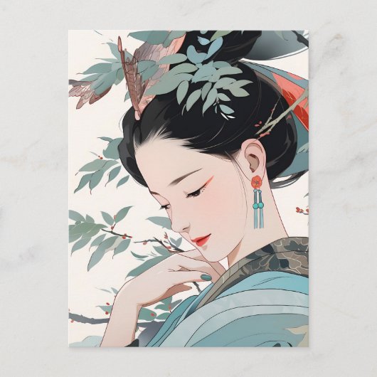 Genade van Chinese vrouwen Briefkaart (Voorkant)